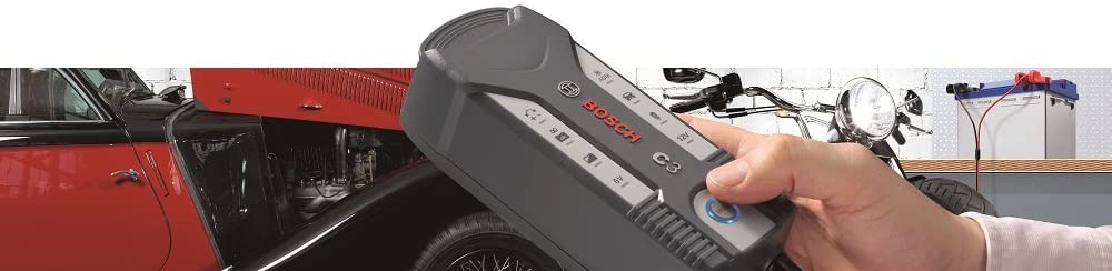 BOSCH C3 : Fiche produit et avis du chargeur auto/moto Bosch 6/12V