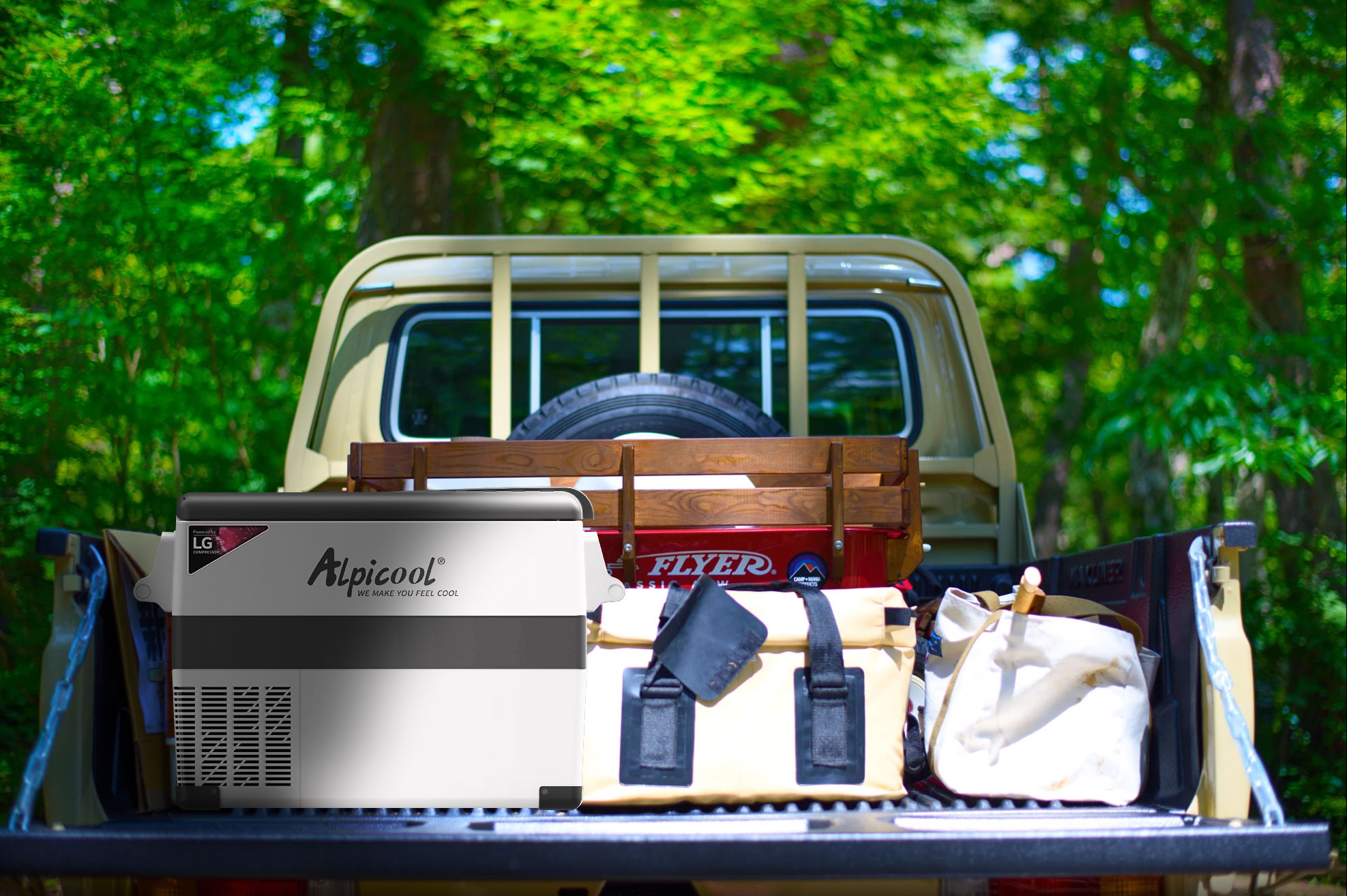 Alpicool – réfrigérateur Portable de voiture de 45l, compresseur