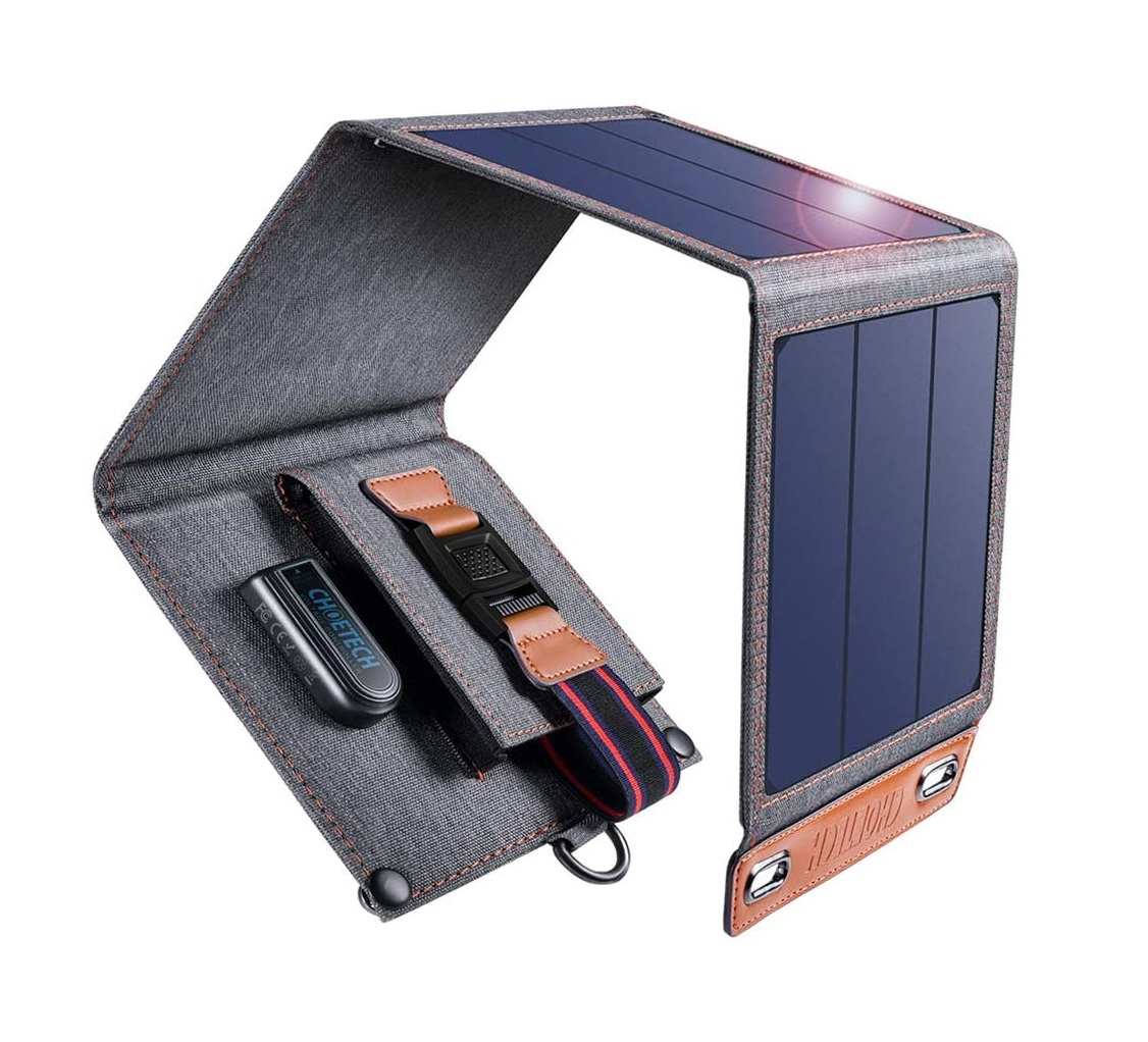 Chargeur solaire pliable et compact CHOETECH 14W : Avis et fiche produit