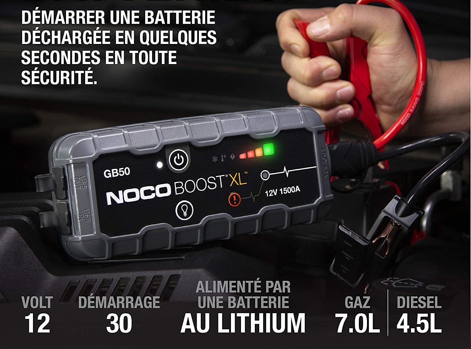 Booster batterie Noco GB50 : avis et fiche produit du puissant démarreur