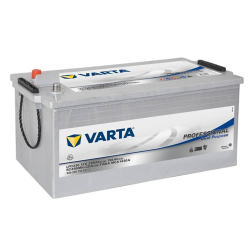 Grosse batterie à décharge lente Varta 230 Ah LFD230 - Watteo